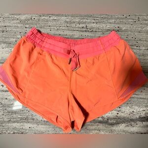 Lululemon Pink Hotty Hot Low-Rise Lined Short 2.5"
